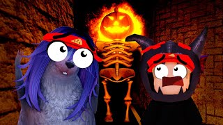 We Were the WORST Workers in Work at A Pizza Place Halloween Roblox [upl. by Eirtemed]