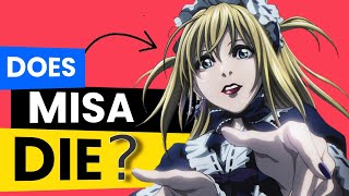 Does Misa Amane Die in Death note  Mystery Solved  anime [upl. by Anasiul801]