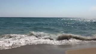 Watching the Waves on Glyfada Beach Corfu [upl. by Elvah567]