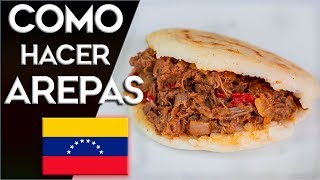 Como hacer AREPAS venezolanas ⚡ [upl. by Jarid]