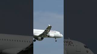 Eurowings A320 Landing at Heathrow [upl. by Ahsini]