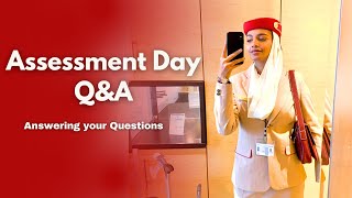 Emirates Cabin Crew Assessment Day FAQ  Answering Your Questions  QampA emirates cabincrew vlog [upl. by Esiralc]