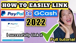 How to EASILY LINK Paypal to Gcash Step by Step Tutorial 100Working [upl. by Atinuaj]