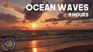 Ocean Waves with Seagulls Nature Beach Sounds for Sleep and Study  8 Hours [upl. by Gisella]