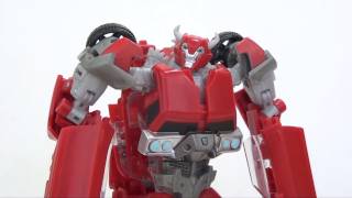 Video Review of the Transformers Prime RiD Deluxe Class Cliffjumper [upl. by Richards613]