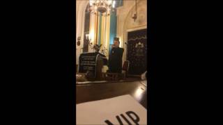 Chief Cantor Jürgen Frank Mylius sings a Andrea Bocelli song in the Frankel Synagogue in Budapest [upl. by Hannahoj]