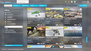 MSFS2020 Marketplace Update 2006 • Avião de LIXO e packs legais XBOX Series X [upl. by Hilde]