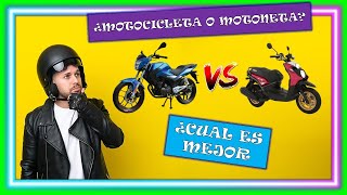 ¿Motoneta o Motocicleta ¿Cuál es mejor biker motociclismo [upl. by Edlitam526]