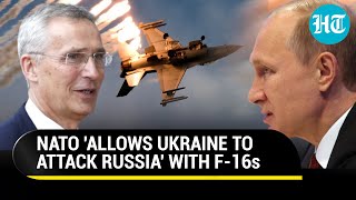 Putin Fumes As NATO Allows Ukraine To Attack Russia With F16s Kyiv Free To Use  Watch [upl. by Ivor]