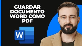 Cómo guardar un documento de Word como archivo PDF [upl. by Inus]