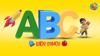 ABC Song for Kids  A for Apple  Learn Alphabet with Fun ABC Poem [upl. by Olfe854]