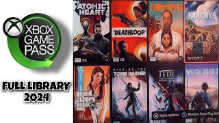 Xbox Game Pass Full Library January 2024 [upl. by Aradnahc268]