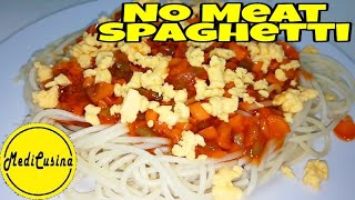 No Meat SpaghettiHow to cook Filipino Style SpaghettiQuick and Easy Recipe [upl. by Shulem190]