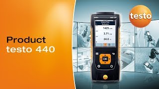 The testo 440 Intuitive air velocity and IAQ measurement [upl. by Aekin859]