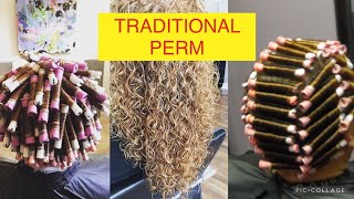 Perming Hairs  Traditional Perm for Short Hairhow to do it perfectly [upl. by Haroppiz92]