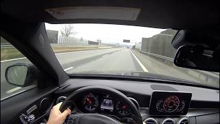 MercedesBenz C300 4MATIC  W205  2016  acceleration  exhaust sound [upl. by Nandor]