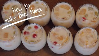 Haitian Recipes Haitian Coconut Fruit Dessert  Blan Manje [upl. by Eigroeg]