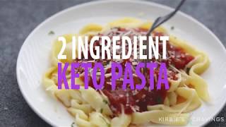 2 Ingredient Keto Pasta [upl. by Meehaf]