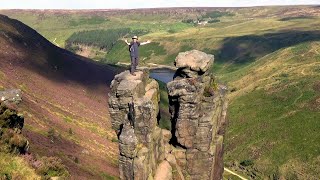 213 Dovestone Reservoir the Trinnacle and Saddleworth Moor Peak District 2023 [upl. by Adnohryt]