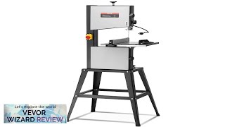 VEVOR Band Saw with Stand 10Inch 560 amp 1100 RPM TwoSpeed Benchtop Review [upl. by Lienahs]