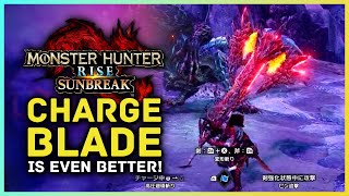 New Charge Blade Moves Look AWESOME in Monster Hunter Rise Sunbreak [upl. by Maddocks179]