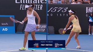 Emma Raducanu vs Wang Yafan Australian Open 2024  2nd round [upl. by Naginarb423]