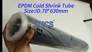 150457mm After Shrink Length EPDM Cold Shrink Tube For Chemical Industry [upl. by Ramalahs]