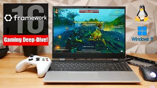 Framework 16 Gaming Performance Windows amp Linux [upl. by Evvy418]