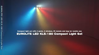 EUROLITE LED KLS180 Compact Light Set [upl. by Mckay147]