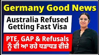 Germany Study Visa Good News 24  Germany ਦੇ ਰਿਹੈ PTE Big GAP amp Refusals ਨੂੰ ਵੀ ਧੜਾਧੜ ਵੀਜ਼ੇ [upl. by Ardehs]