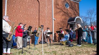 First Moravian Band Greensboro  quotAngels We Have Heard On Highquot [upl. by Senn]