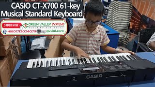 CASIO CTX700 61key Musical Standard Keyboard Price in BD [upl. by Atekihs325]