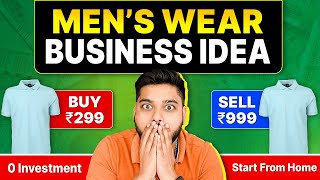 Menswear Business Ideas  0 Investment Business Idea  Social Seller Academy [upl. by Gayle]