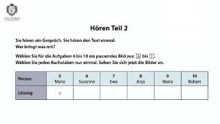 Model Test8 A2  German  A2 Goethe Exam Preparation  Languagebridge001 a2examgoethe [upl. by Nnaed]