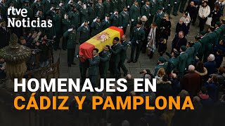 La VIUDA de uno de los GUARDIAS CIVILES ASESINADOS en BARBATE impide que MARLASKA imponga la MEDALLA [upl. by Akemit]