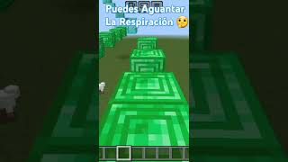 Puedes aguantar la respiración esta que termine el parkour parkour minecraft shortsminecraft [upl. by Shirline816]