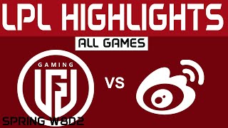 LGD vs WBG Highlights ALL GAMES LPL Spring Split 2024 LGD Gaming vs Weibo Gaming by Onivia [upl. by Atyekram]