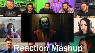 JOKER Teaser Trailer REACTIONS MASHUP [upl. by Imerej]