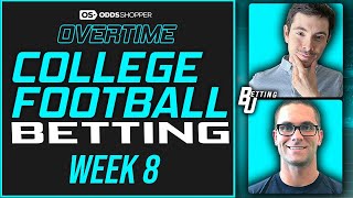 College Football Picks amp Predictions Week 8 BONUS BETS  Betting U OVERTIME [upl. by Shane948]