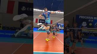 Volleyball slow motion spike moments😱 [upl. by Aivat]