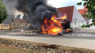 🔥 Halmbrand på lastbil by finn kruse [upl. by Domenic]