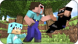 NOOB RESCATA A BEBE MILO DEL SECUESTRADOR 😮😃 MINECRAFT ROLEPLAY AVENTURAS DE BEBES con VITA [upl. by Orabla]