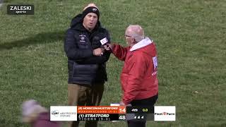 Amherst vs Oostburg amp Stratford vs Horicon  2024 WIAA Football Playoffs  Zaleski Sports [upl. by Otreblig]