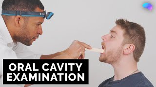 Oral Cavity Examination  OSCE Guide  UKMLA  CPSA [upl. by Leilah]