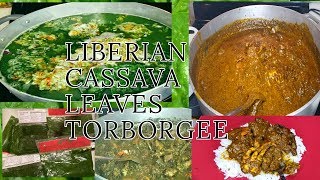 LIBERIAN CASSAVA LEAVES TORBORGEE [upl. by Eet]