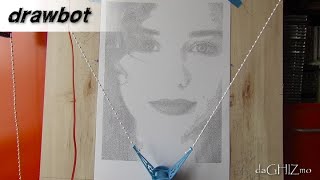 DRAWBOT Tori Amos Timelapse [upl. by Ardnekal]