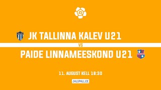 JK Tallinna Kalev U21  Paide Linnameeskond U21 [upl. by Attiuqihc70]