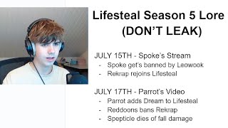 Pangi Leaks Lifesteal Season 5 Lore [upl. by Gladys]