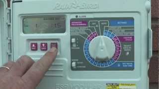 Using Rain Bird ESP Timers Manual Start [upl. by Noyk]