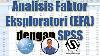 Analisis Faktor Eksploratori EFA Menggunakan SPSS [upl. by Aemat]